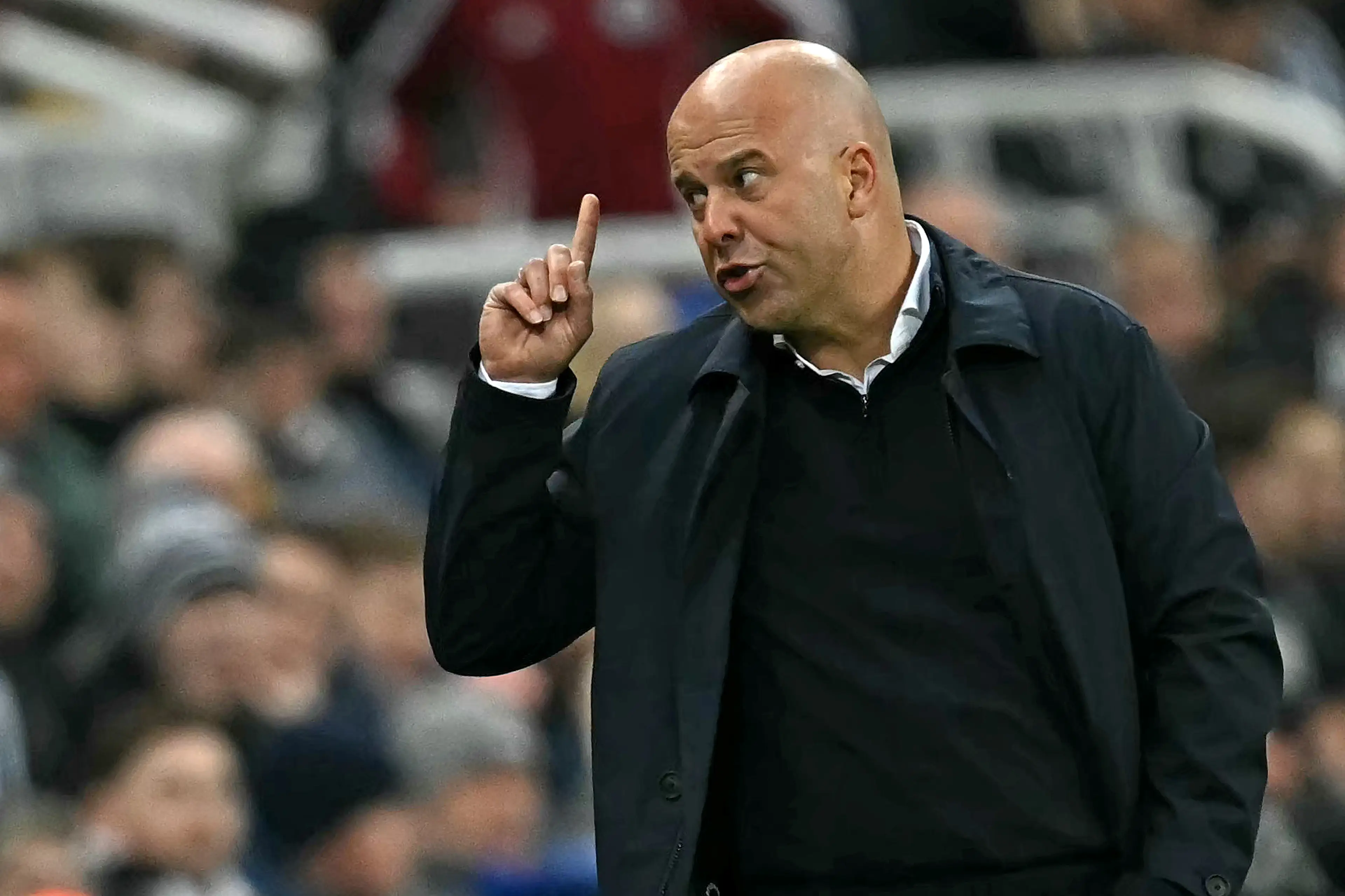 Arne Slot's winning streak at Liverpool has been stopped by Newcastle United. Image: Getty