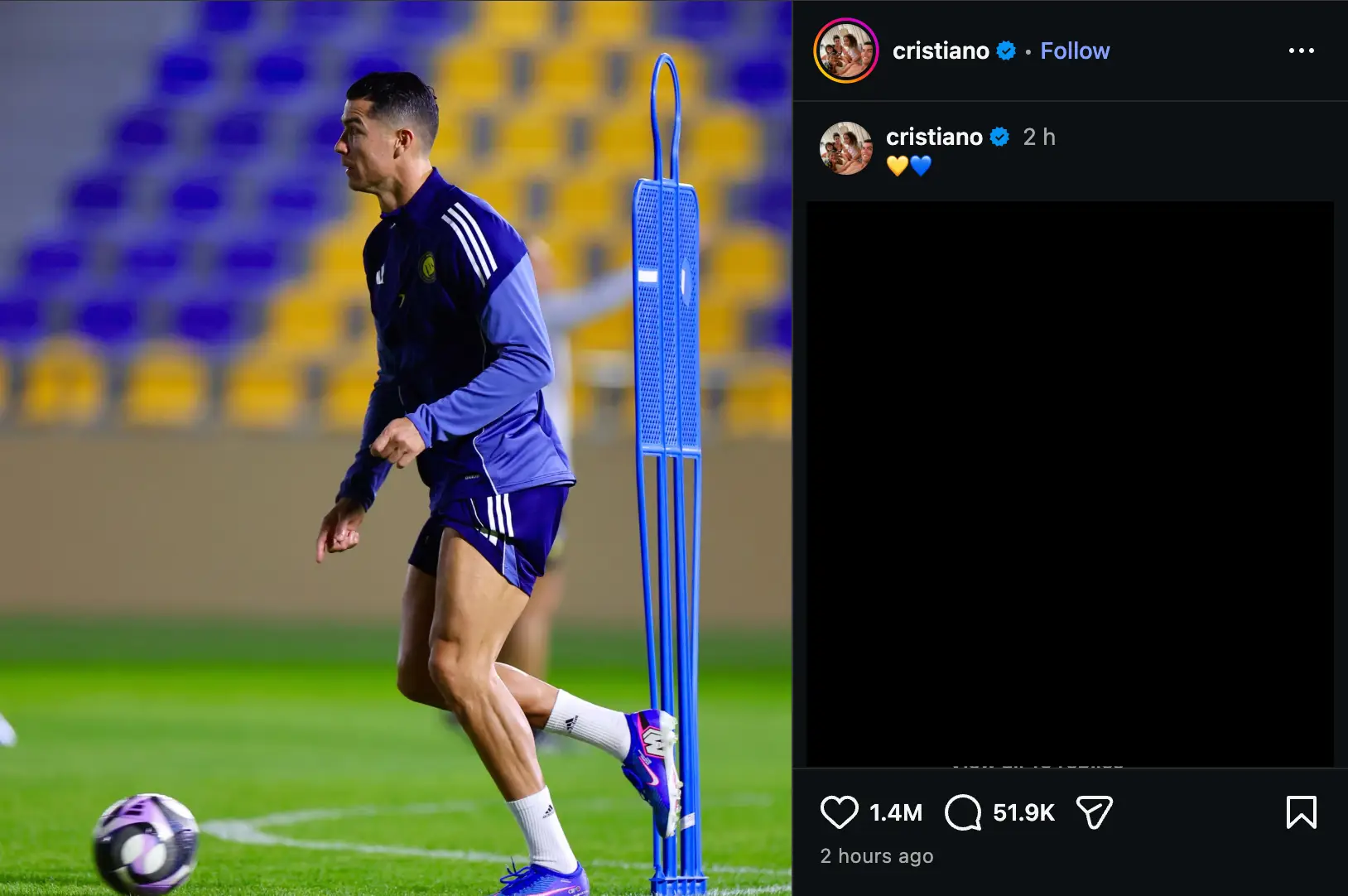 Image: Instagram/@cristiano