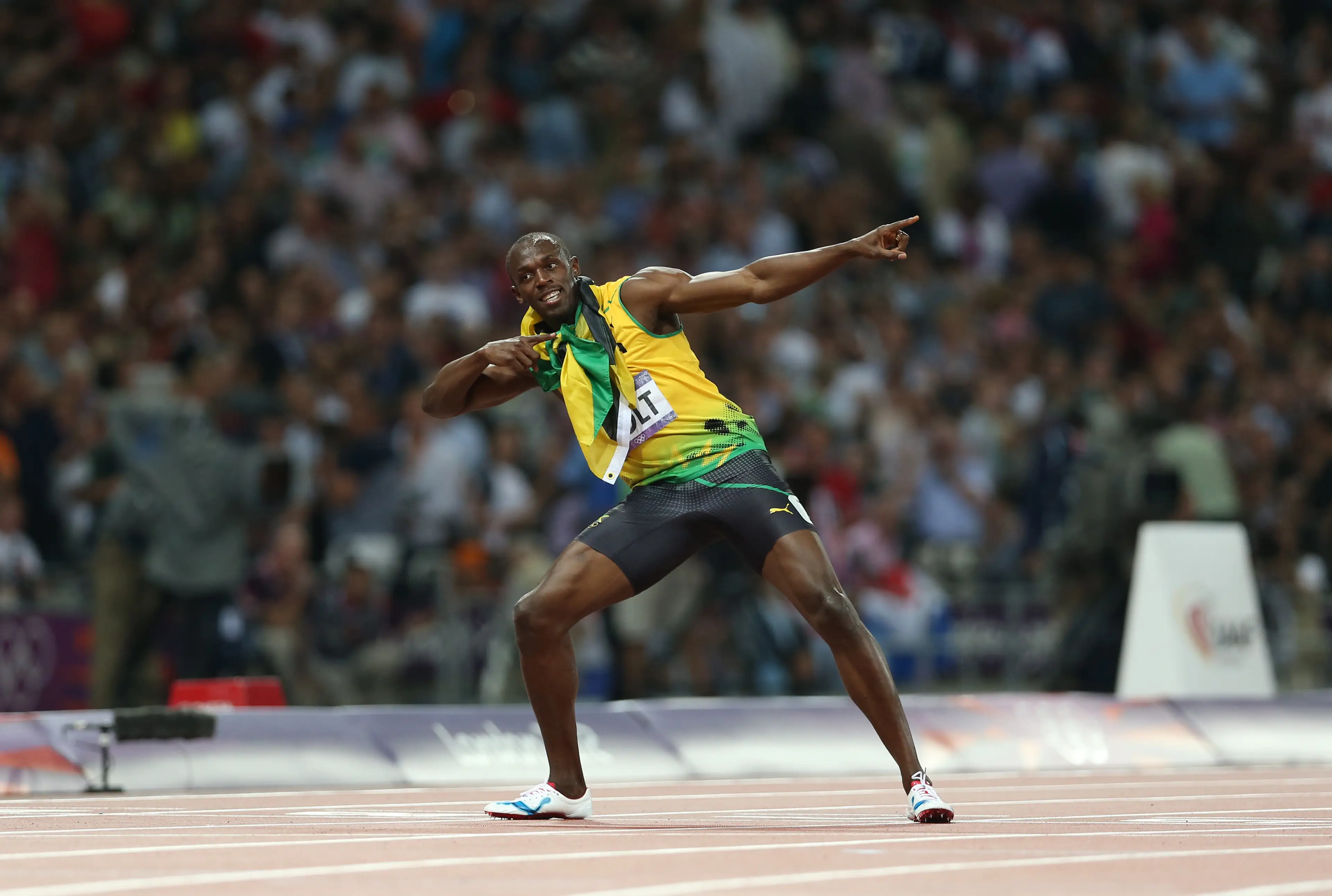 Jamaican star Usain Bolt.