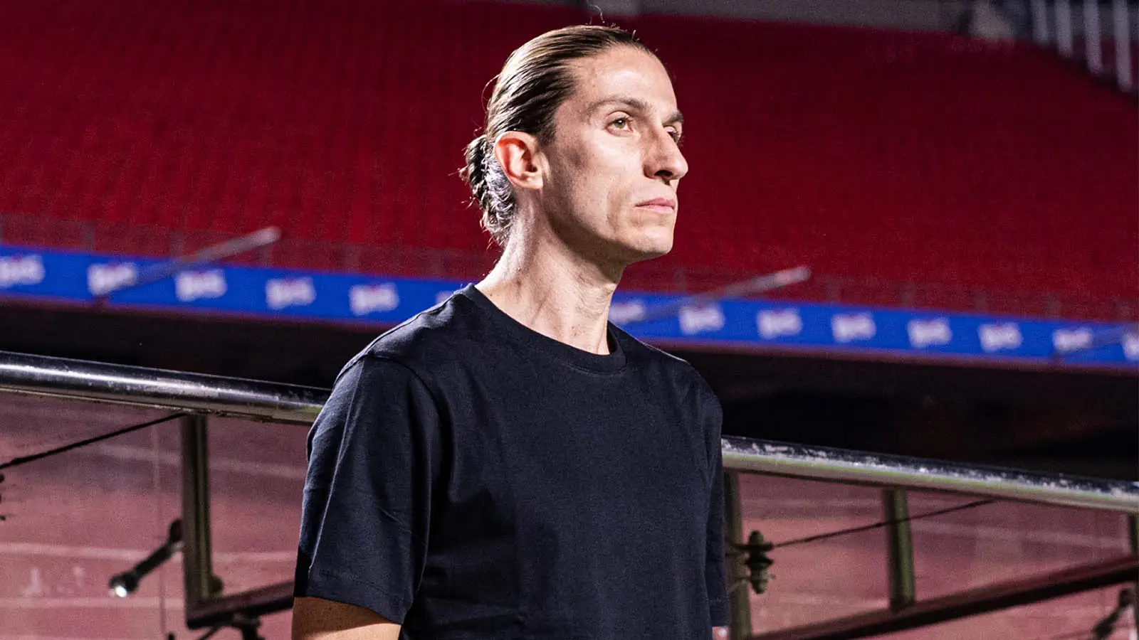 Former Atletico Madrid and Chelsea defender Filipe Luis is managing in Brazil with Flamengo (Image: Getty)
