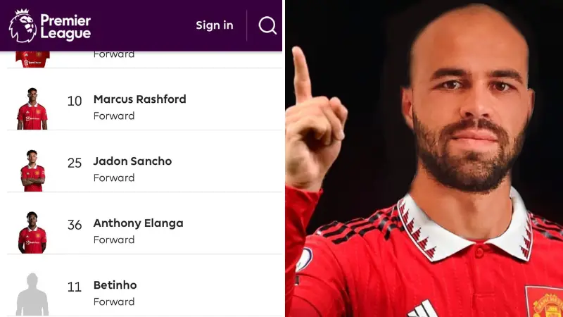 The bizarre reason why 'Betinho' was included in Manchester United's squad