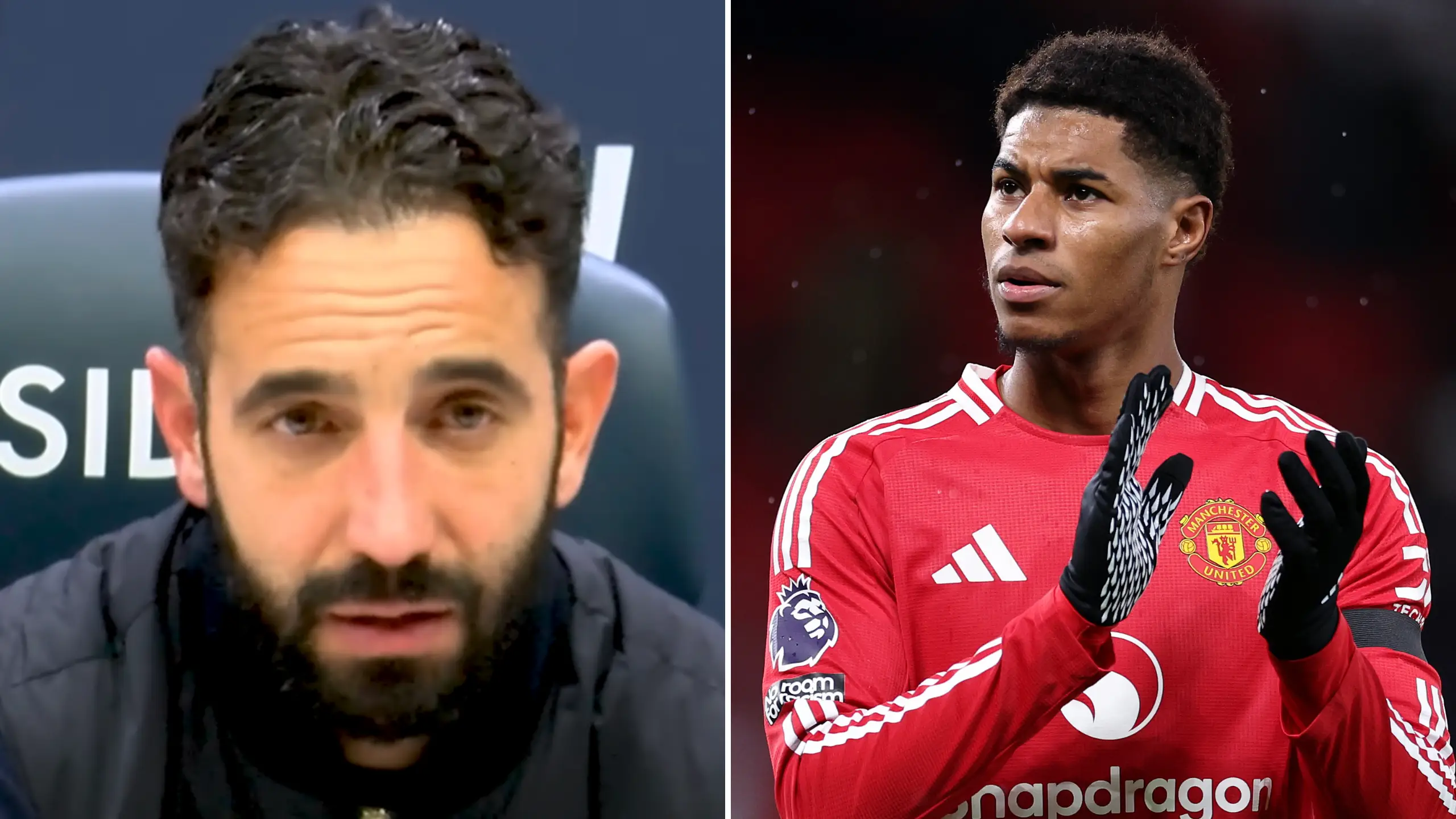 Ruben Amorim explains his plan for Marcus Rashford after dropping him for Spurs defeat