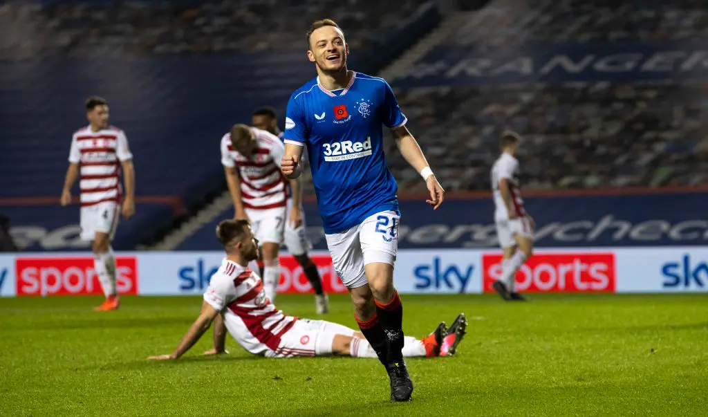 Brandon Barker in action for Rangers (Credit:Getty)