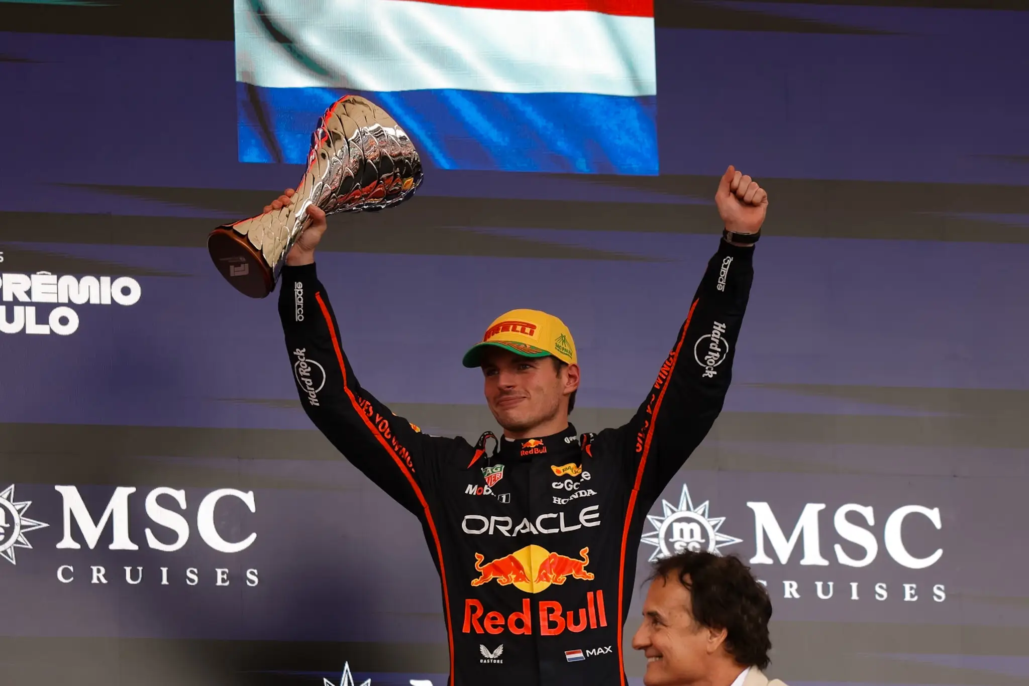 Max Verstappen has previously been linked with a move away from Red Bull. Image: Getty