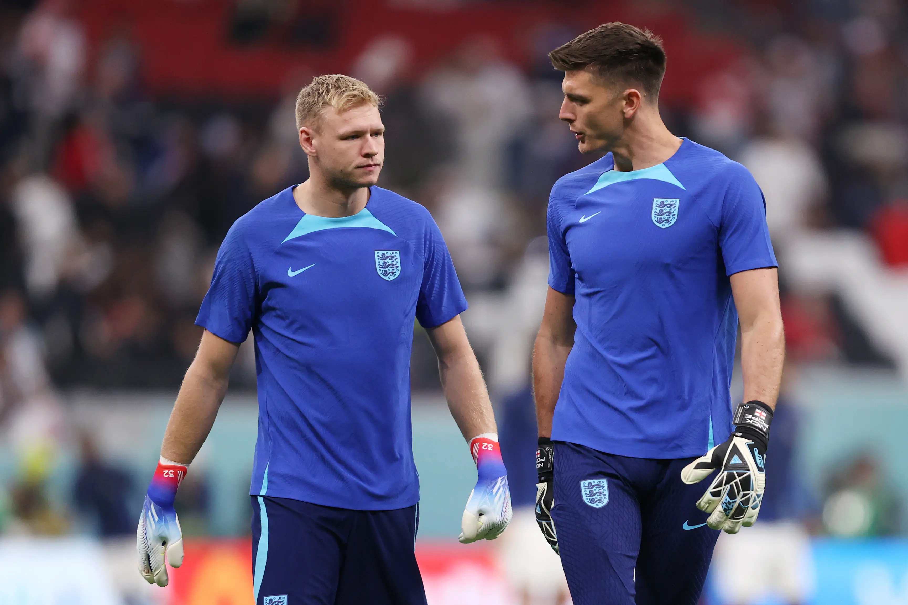Aaron Ramsdale could replace Nick Pope at Newcastle. (Image: Julian Finney / Staff via Getty)