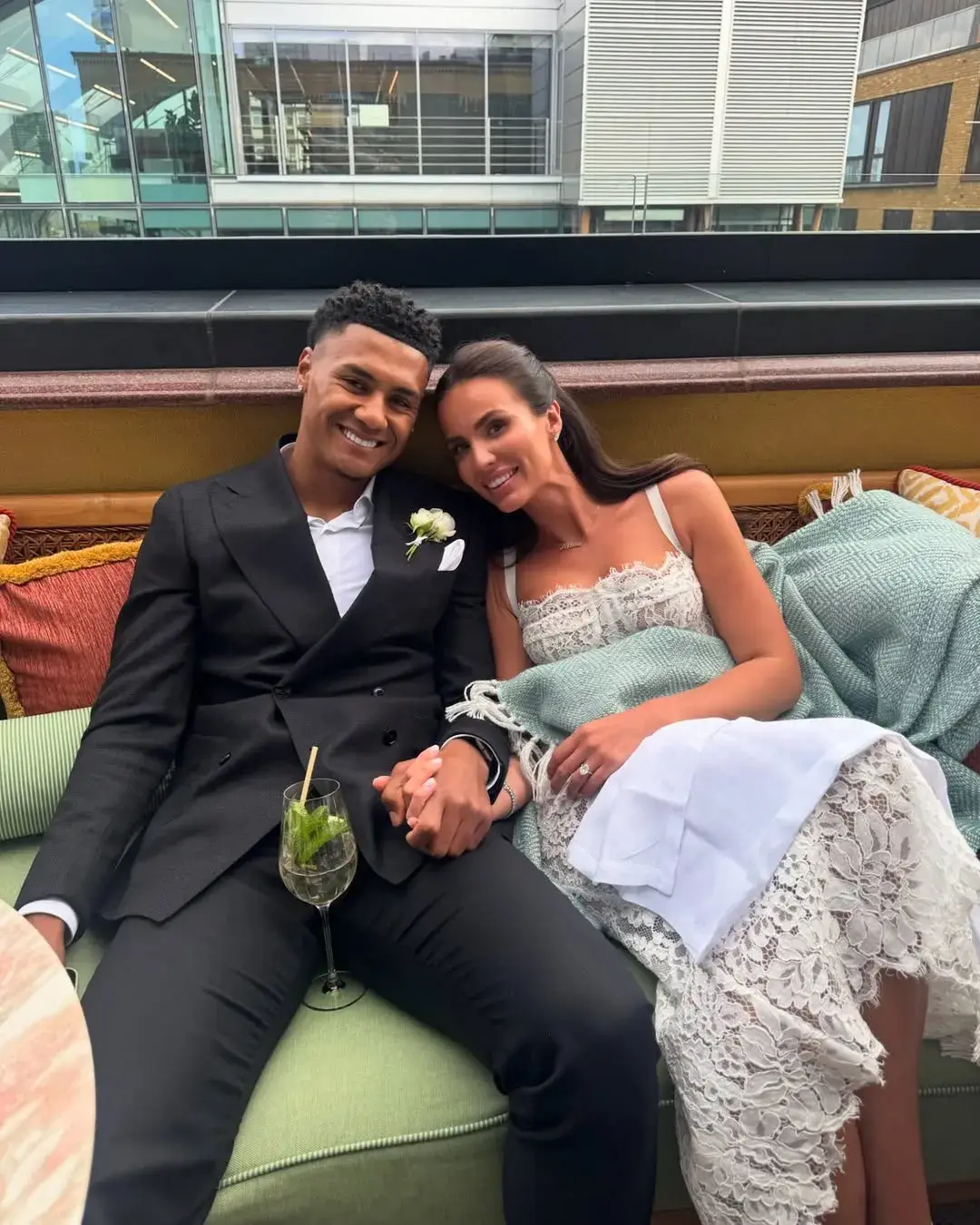 The pair have been together for eight years. Image credit: Instagram/@ellswatkins