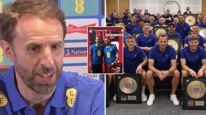 Sky Sports/Instagram@harrykane, @lukeshaw23