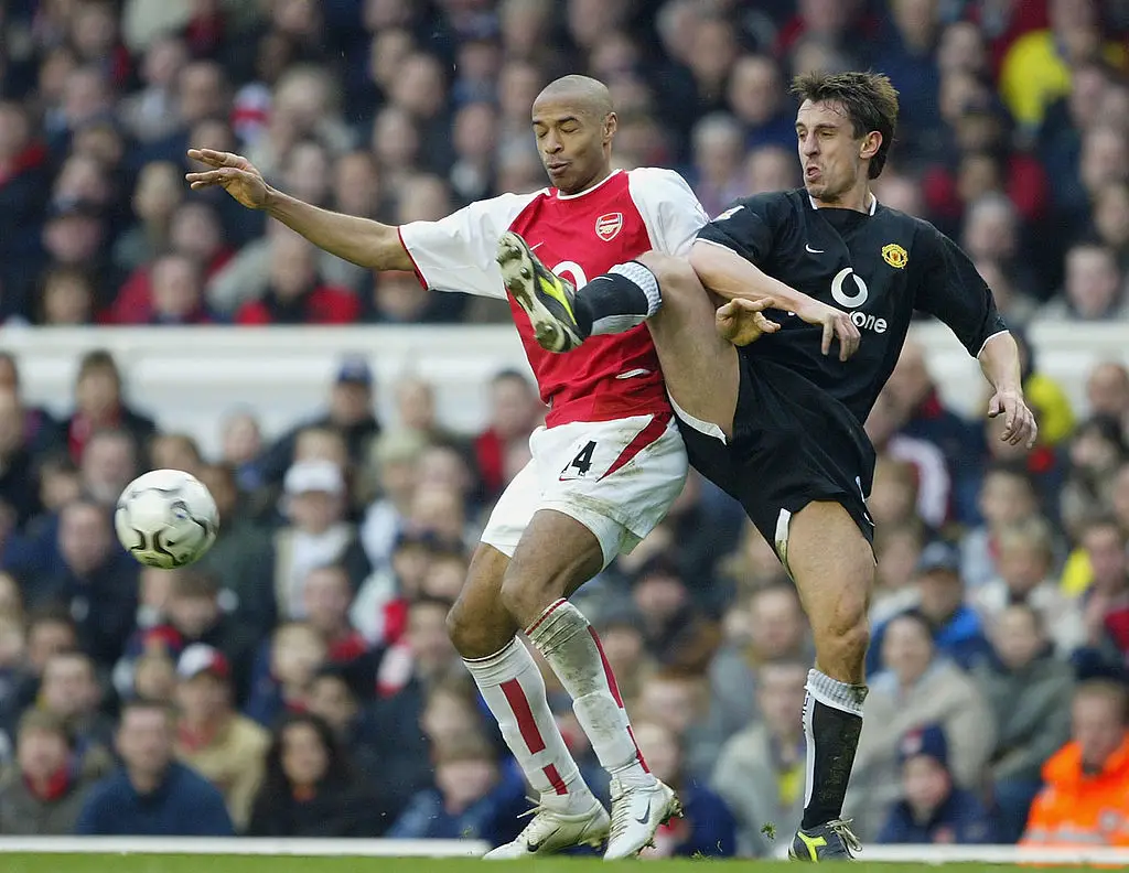 Neville has faced some of the best players in Premier League history. (Image: Clive Mason/Getty Images)
