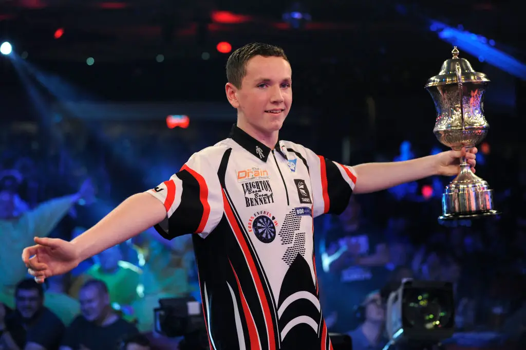 Leighton Bennett won the 2019 BDO World Youth Championship at the age of 13 (Image: Getty)