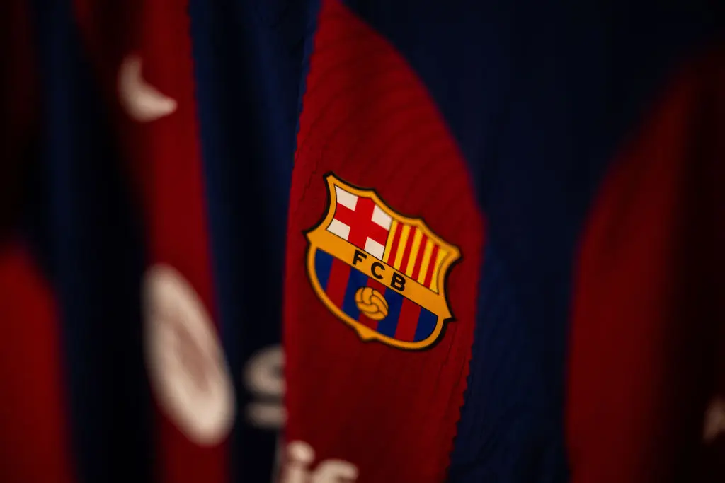 The Barcelona badge is one of the most iconic in all of football. (Image: Getty)