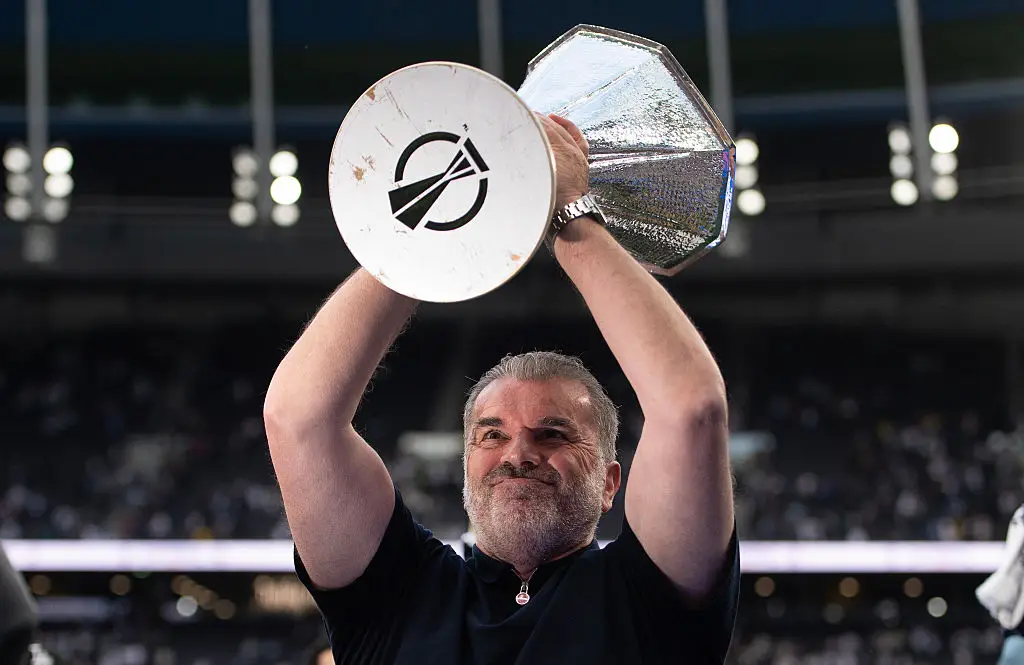 Ange Postecoglou won the 2025 Europa League with Spurs (Credit:Getty)