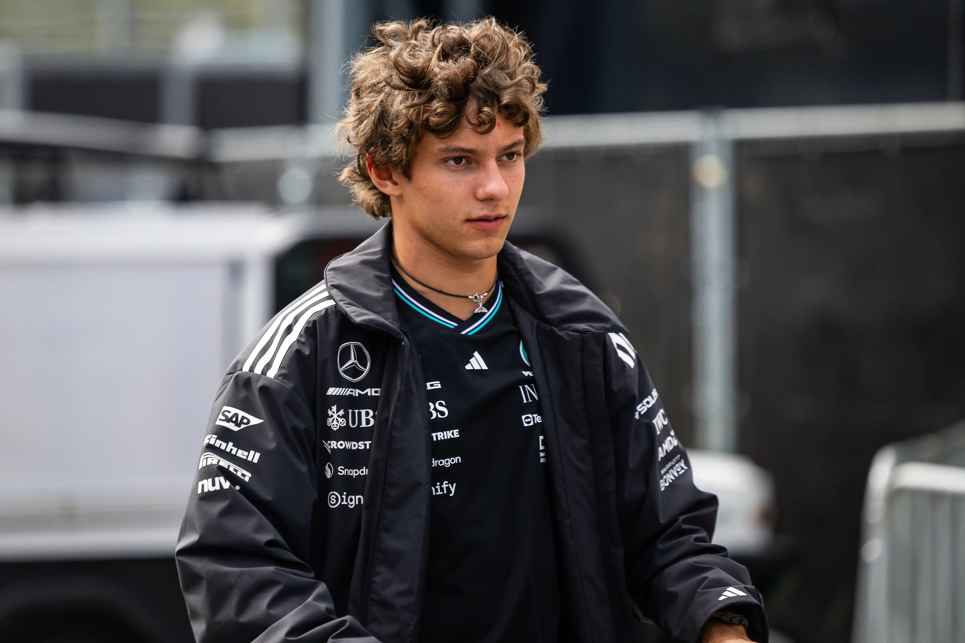 Mercedes star Kimi Antonelli. Image: Jayce Illman / Contributor via Getty