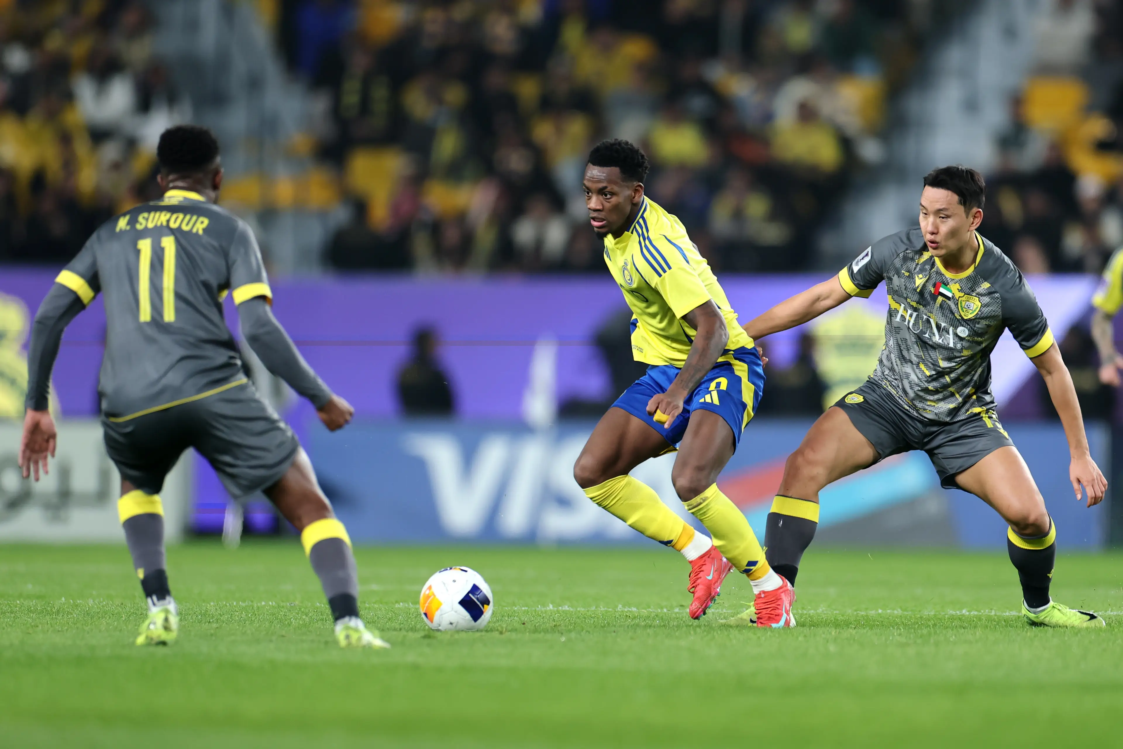 Jhon Duran made his Al Nassr debut earlier this week. (Image: Getty)