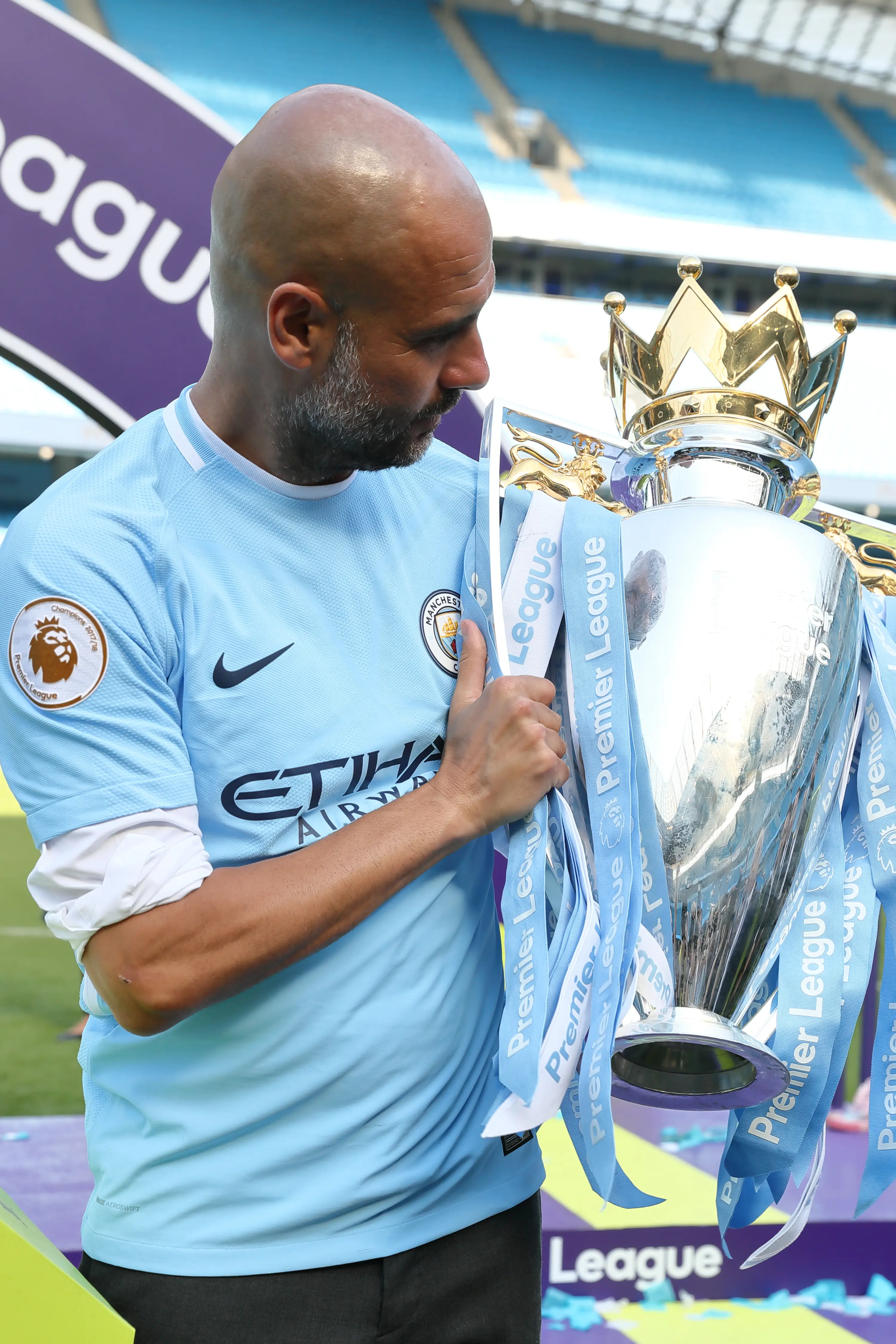 The alleged breaches are related to a nine-year period when Man City won three Premier League titles. Image credit: Getty Images