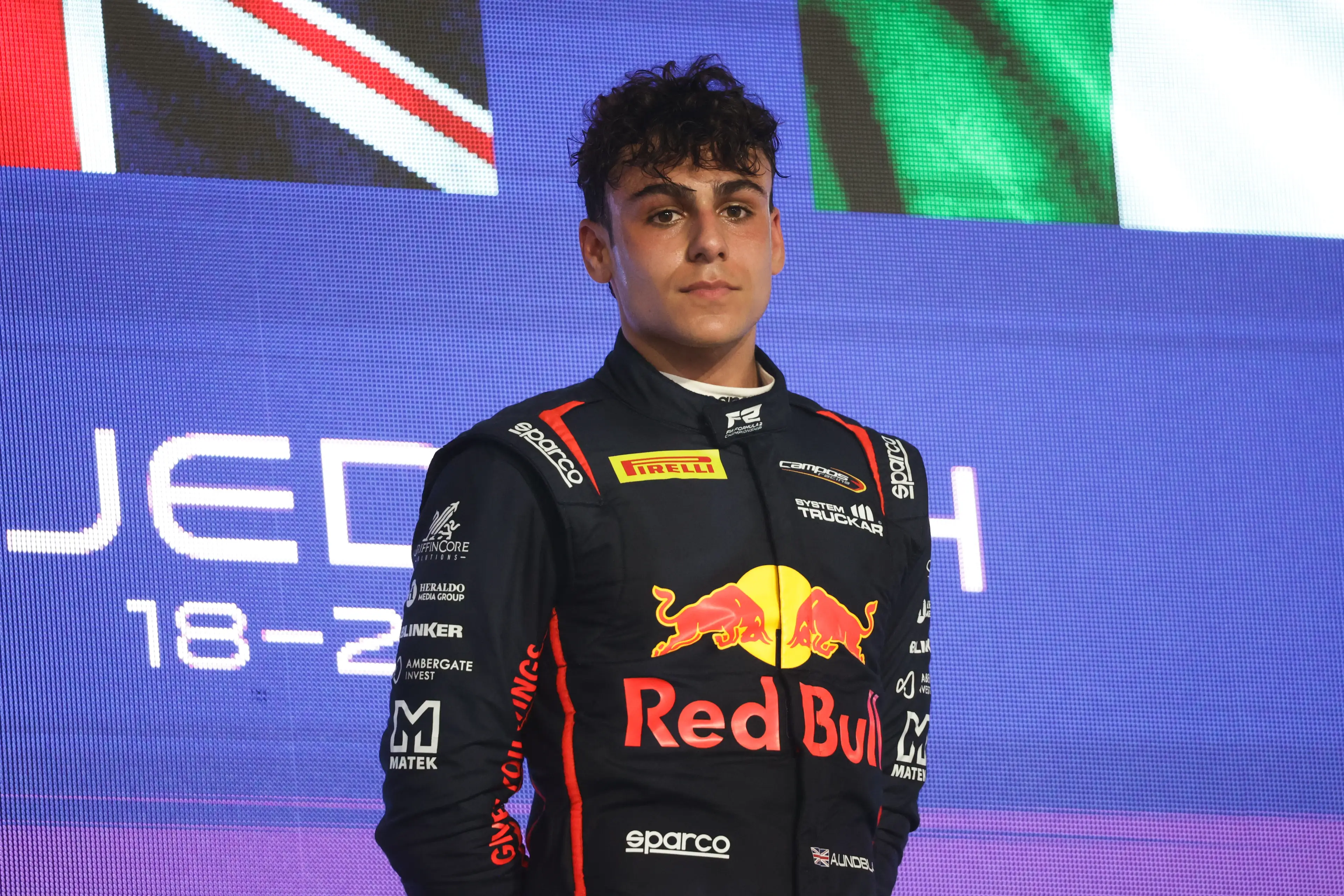 Arvid Lindblad has been tipped to be Red Bull's next big star. Image: Getty