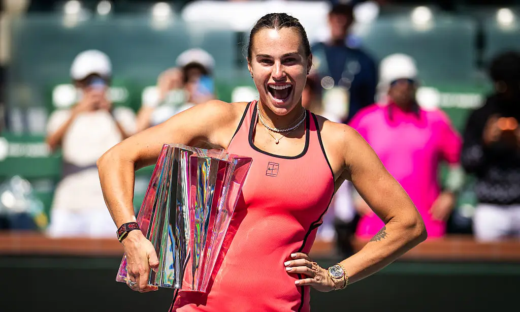 Sabalenka won the Indian Wells title last week. (Image: Robert Prange/Getty Images)