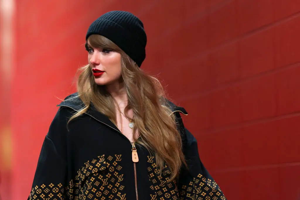 Taylor Swift at the Kansas City Chiefs' game (Credit:Getty)
