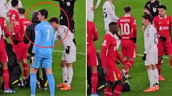 Real Madrid fans furious as unseen footage emerges of altercation between Arda Guler and Liverpool physio 