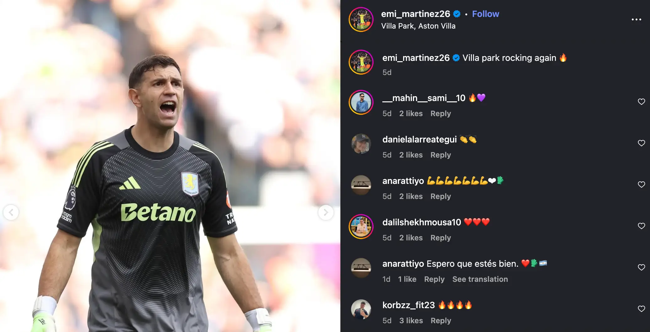 Image: Instagram/@emi_martinez26