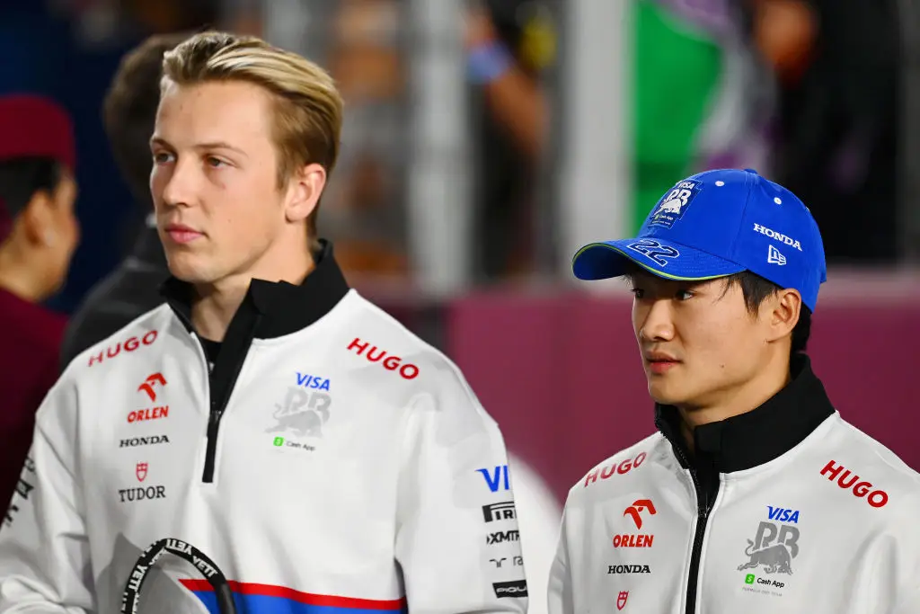 Liam Lawson and Yuki Tsunoda (Credit:Getty)