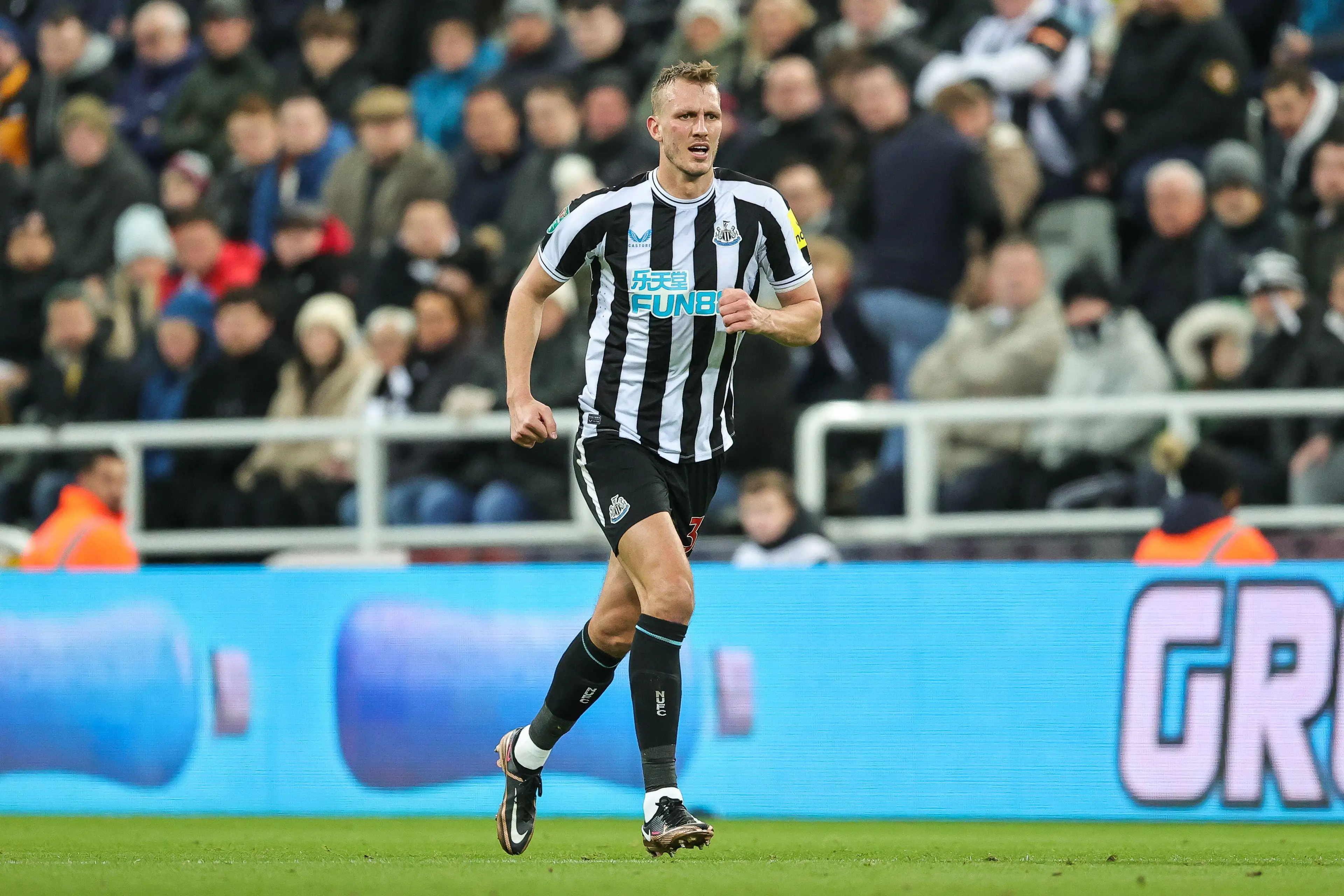 Dan Burn in action for Newcastle. Image: Alamy