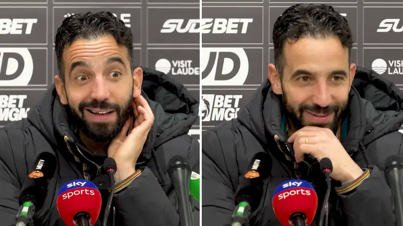 Ruben Amorim snaps at reporter after being baffled by question following Man Utd's defeat to Wolves