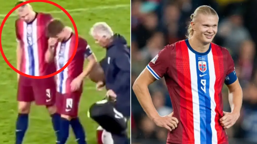 Fans spot Erling Haaland's reaction to Martin Odegaard's injury as Man City face Arsenal this month