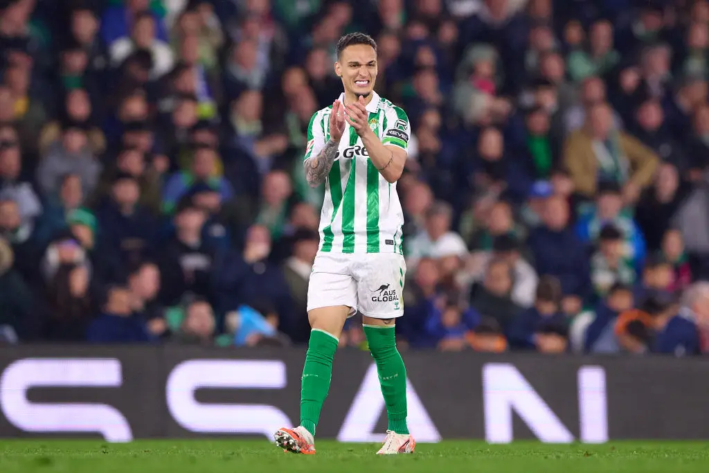 Antony has become massively popular with Real Betis supporters. (Image: Getty)