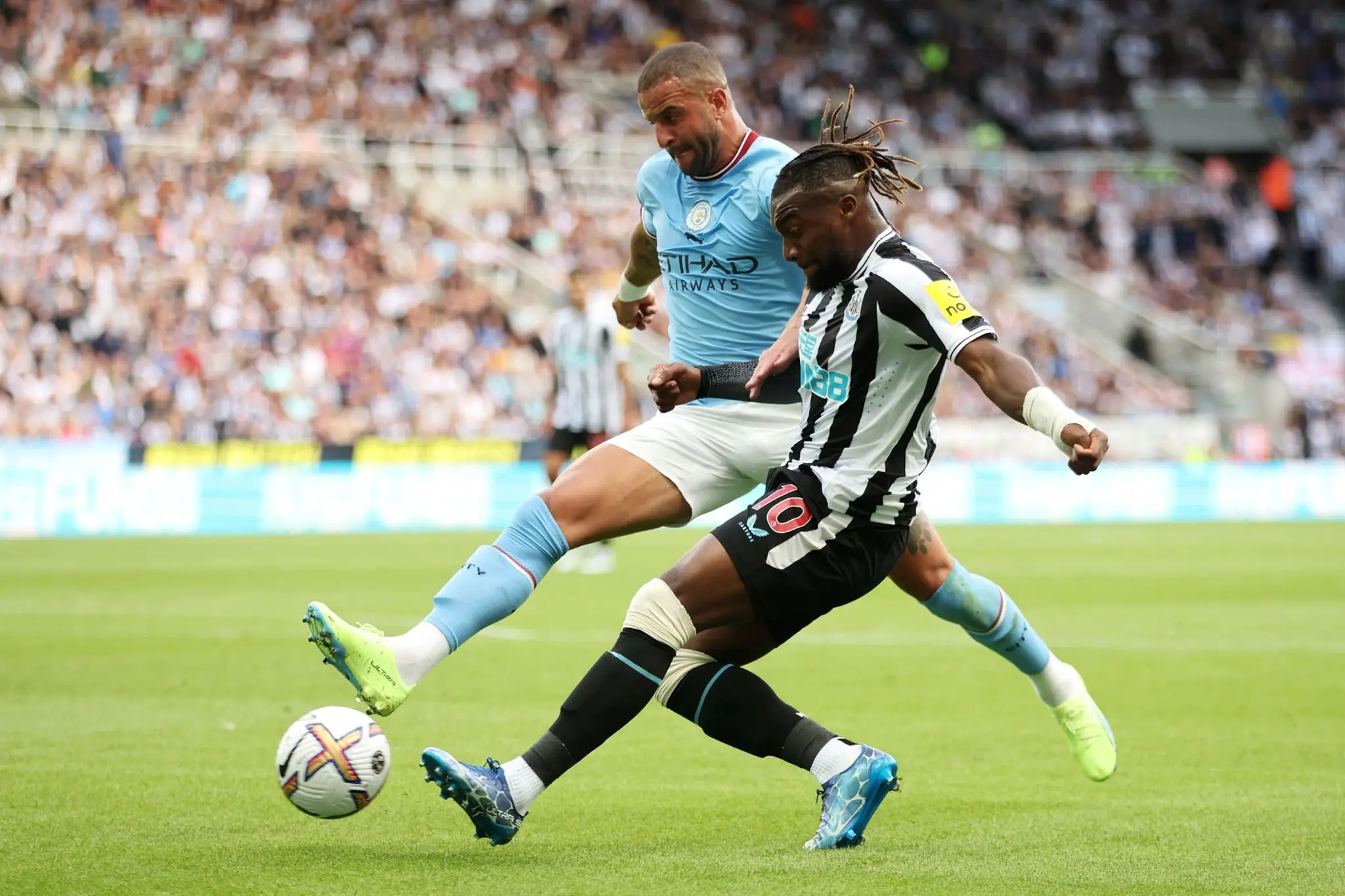 Allan Saint-Maximin in action for Newcastle (Twitter)