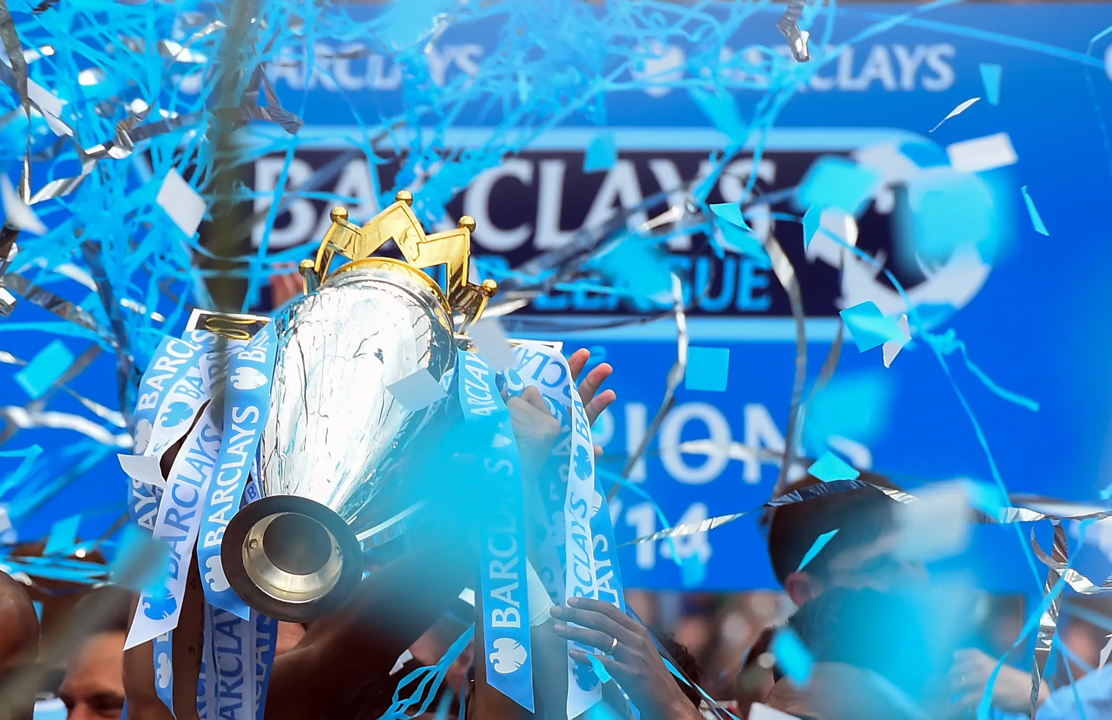 Man City lifted the Premier League title in 2012, 2014 and 2018. Image credit: Getty