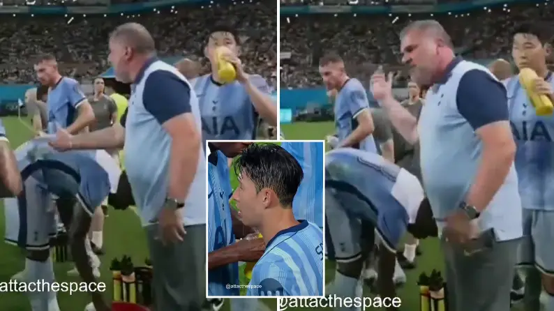 Ange Postecoglou completely loses it with Spurs players in furious touchline rant during pre-season friendly