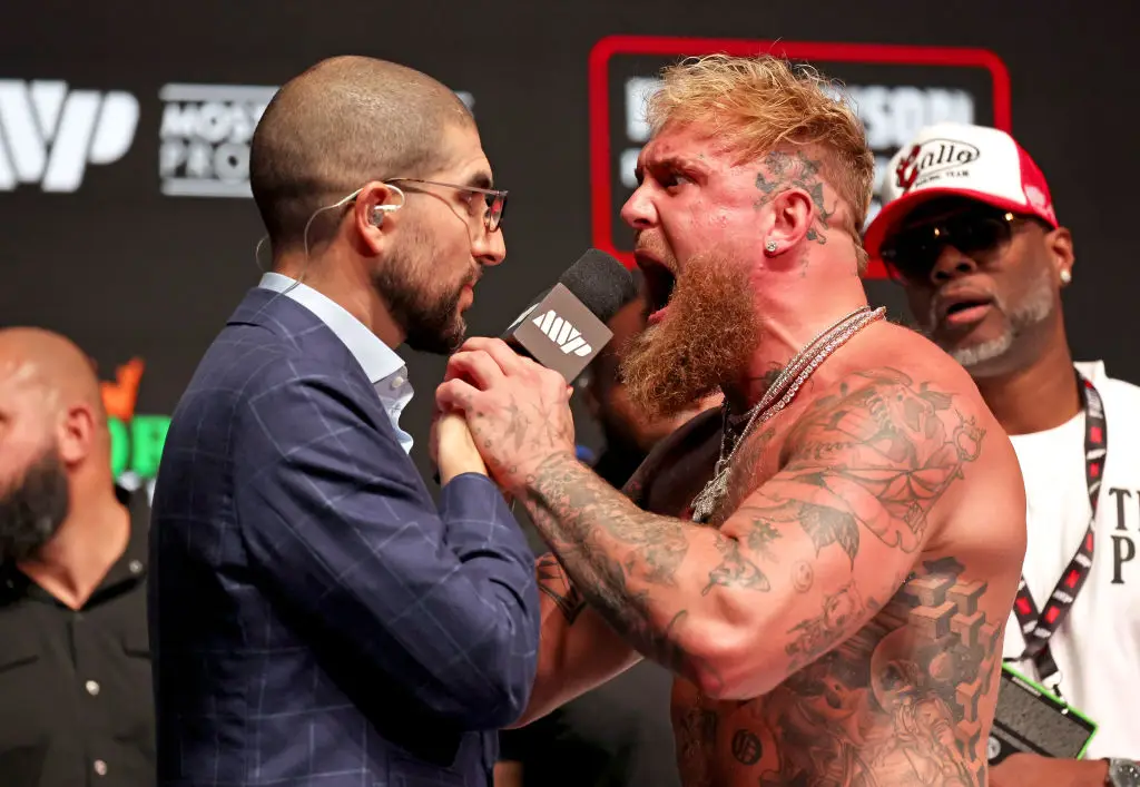 Ariel Helwani was a large part of the coverage of Jake Paul's boxing fight with Mike Tyson. (Image: Getty)