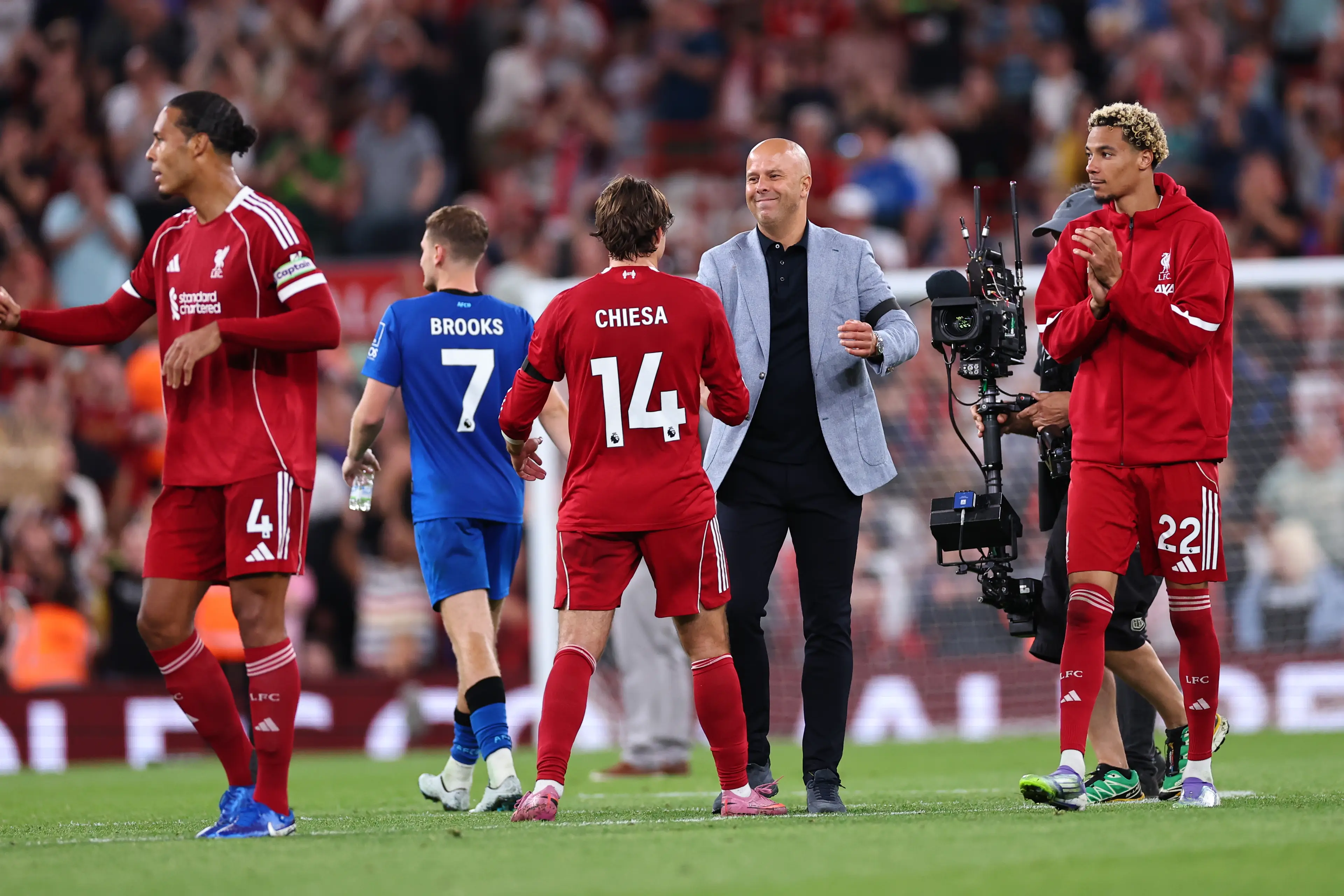 Chiesa has been left out of Liverpool's Champions League league phase squad. Image credit: Getty