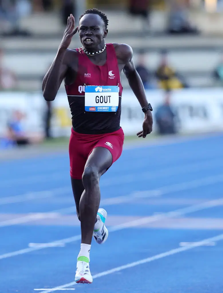 Gout Gout's impressive performances have led to comparisons with eight time Olympian Usain Bolt. (Image: Getty)