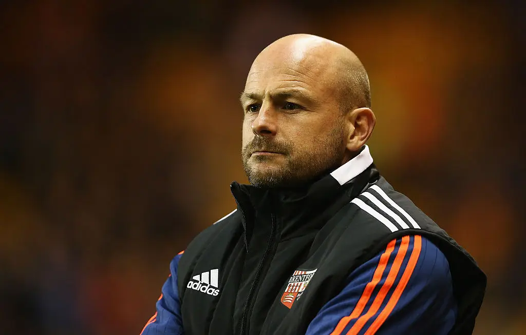 Lee Carsley pictured in 2015 in charge of Brentford - Image: Getty