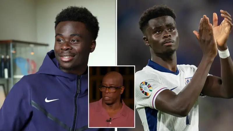 Bukayo Saka responds to claims he could play left-back for England's clash against Slovakia at Euro 2024