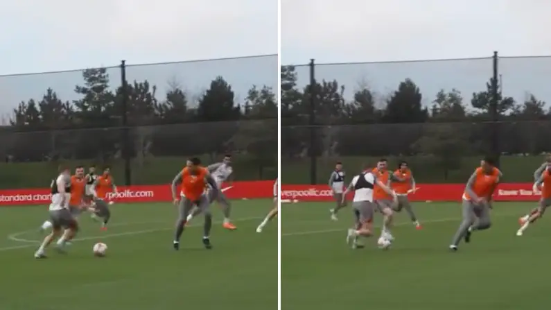 Virgil van Dijk sent brutal Liverpool message after training footage emerges