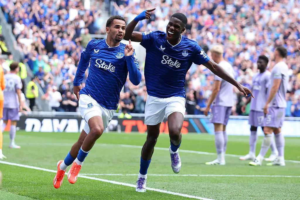 Iliman Ndiaye scored Everton's first goal in the Hill Dickinson stadium. (Image: Ed Sykes/Sportsphoto/Allstar Via Getty Images)