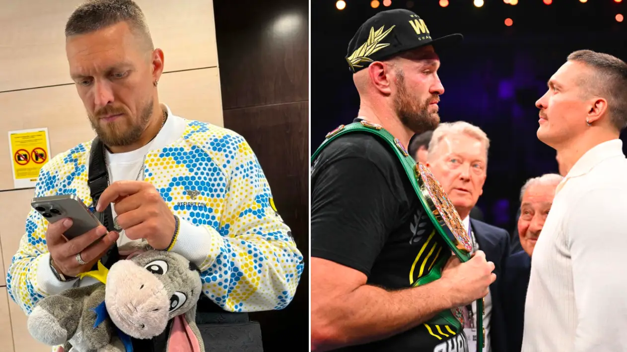 The emotional reason why Oleksandr Usyk carries Eeyore toy with him to fights revealed ahead of Tyson Fury bout