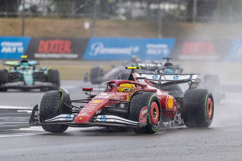 Lewis Hamilton finished fourth at the British Grand Prix. (Image: Getty)