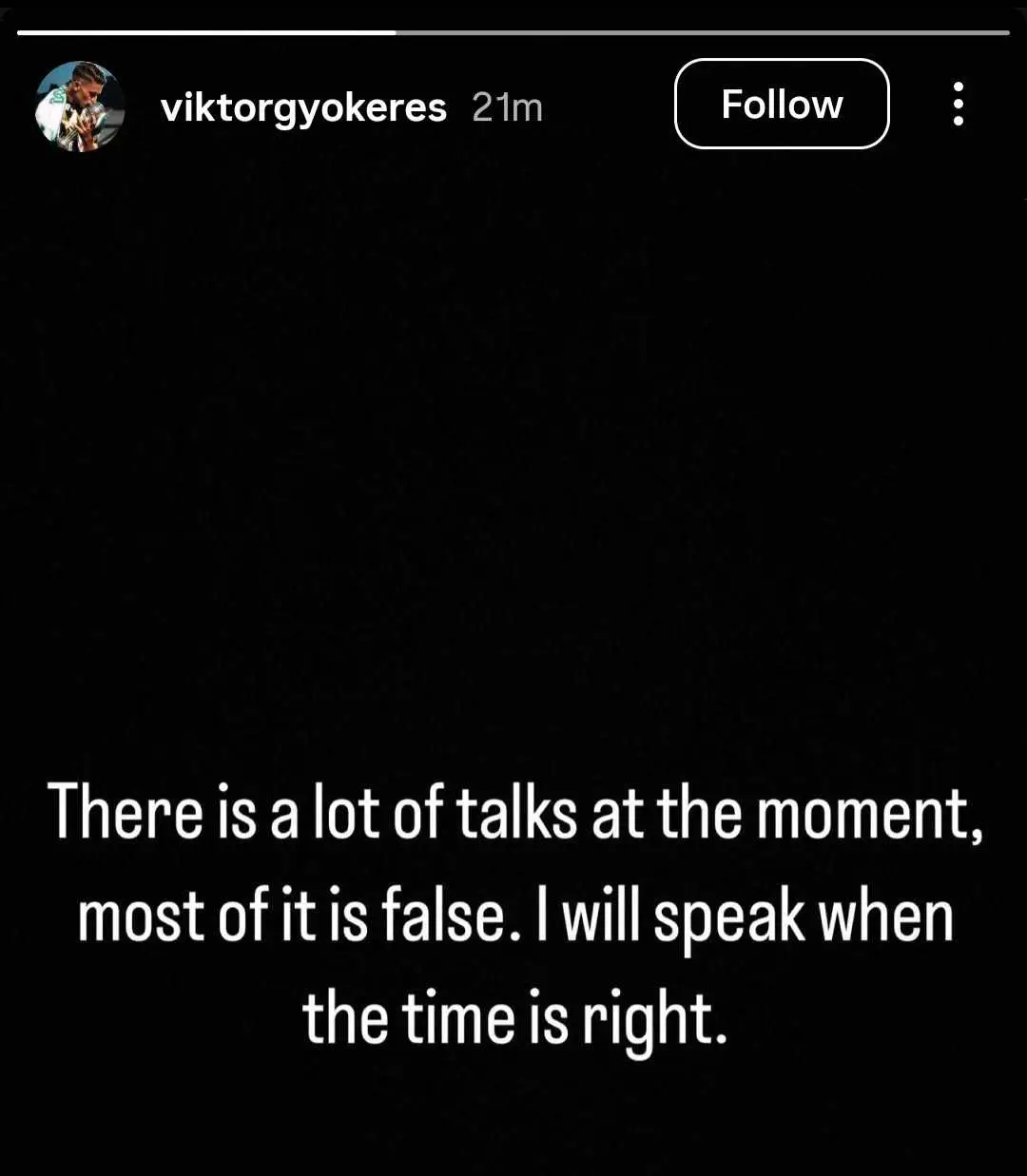 Image: Instagram/Viktor Gyokeres