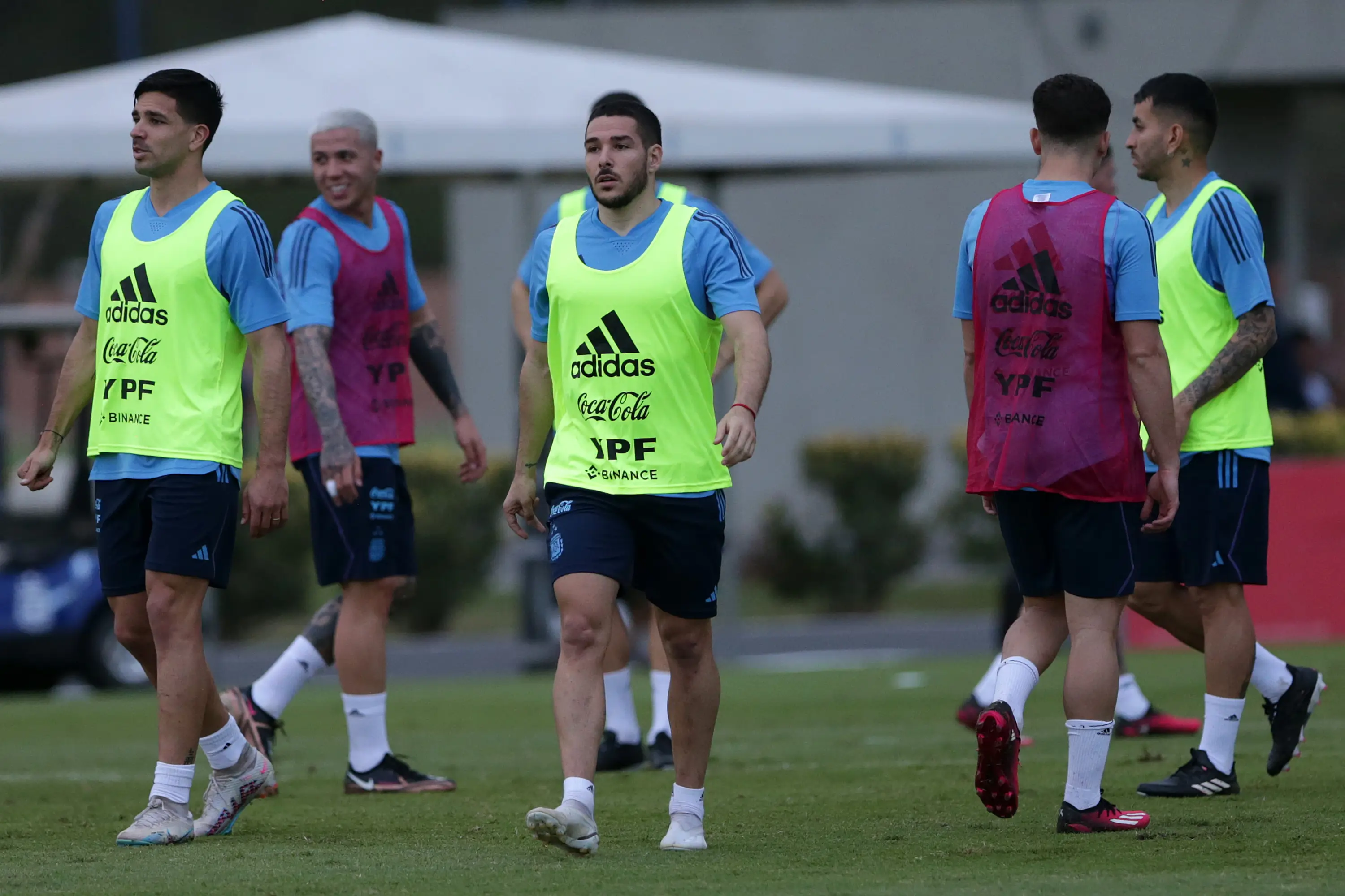 Buendia has played twice for Argentina. Image: Getty