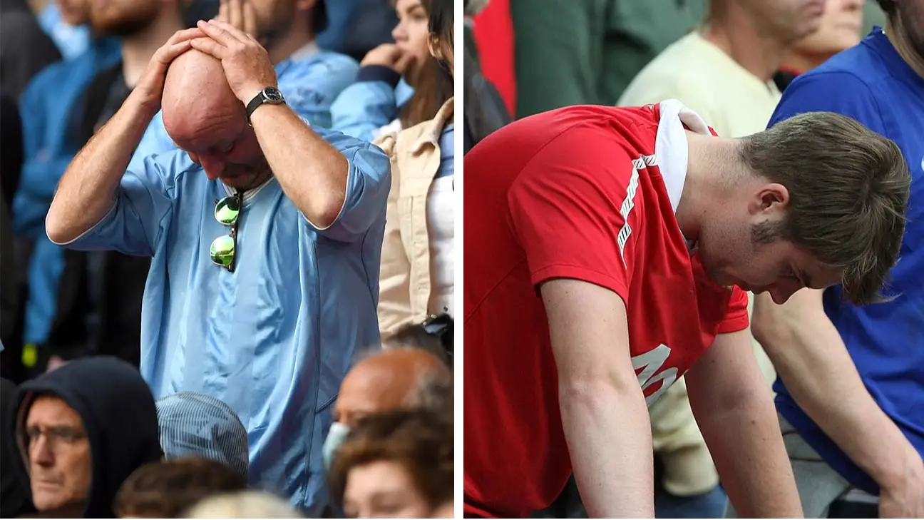 Rival Premier League fans would love Man City and Man United to struggle