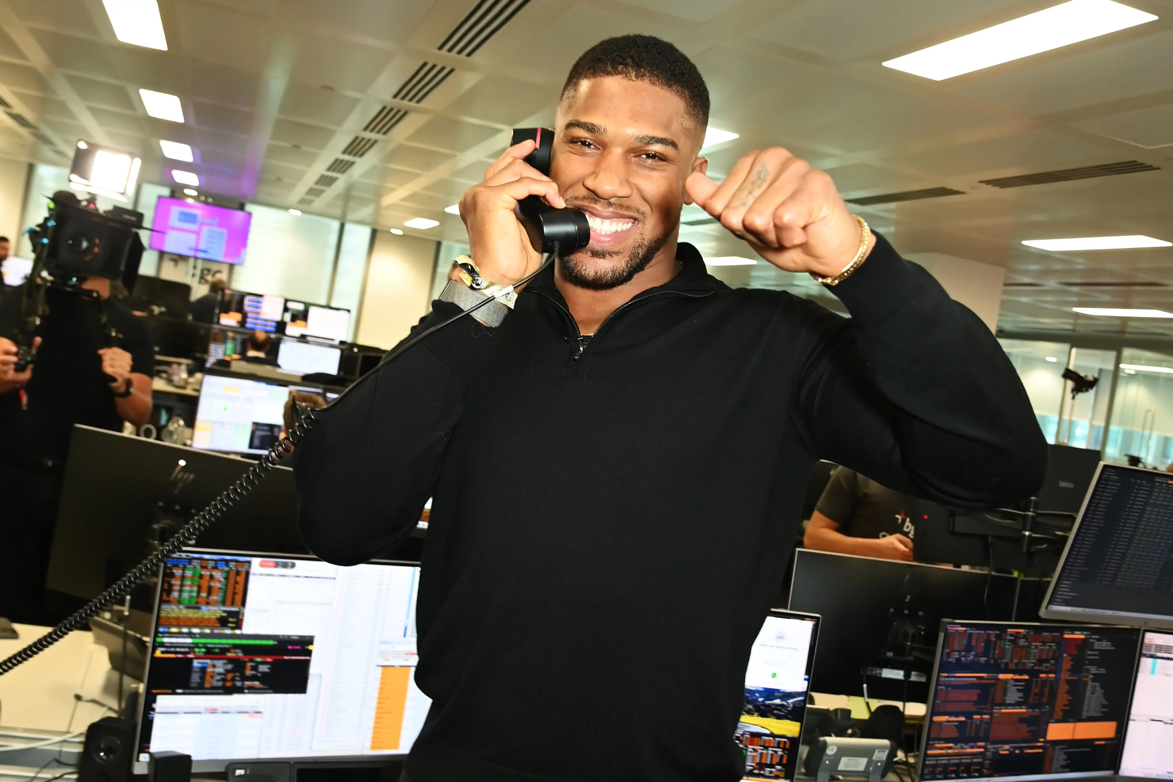 Joshua hasn't fought since his defeat to Dubois in September 2024. Image: Getty