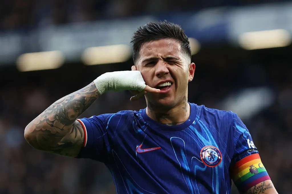 Enzo Fernandez has impressed in recent matches for Chelsea. (Image: Getty) 