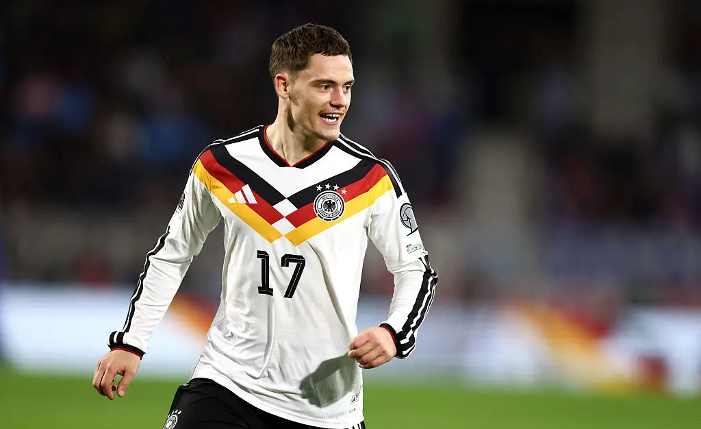Florian Wirtz played a key role in Germany's 6-0 win over Slovakia. (Image: Stefan Matzke - sampics/Getty Images)