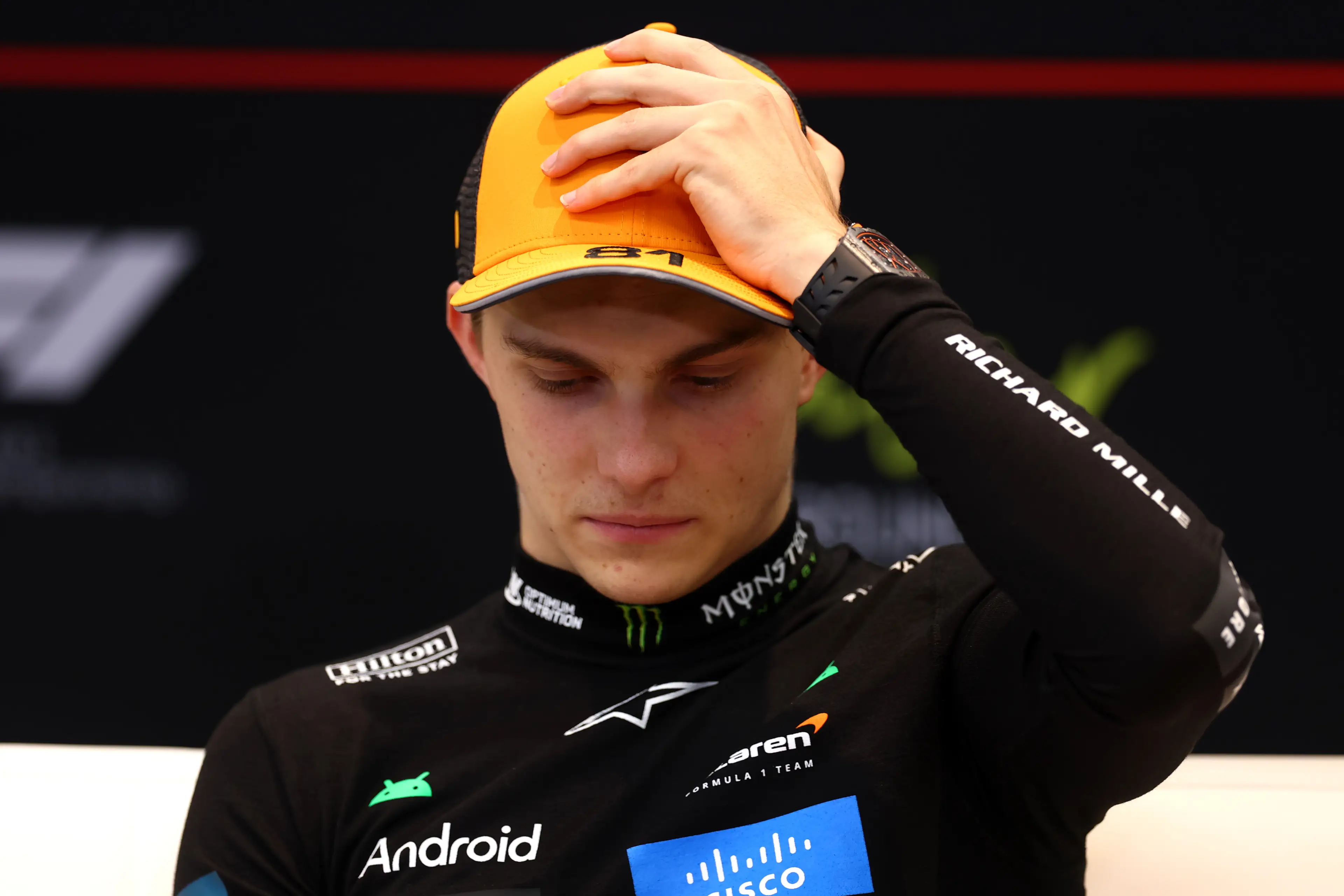 Piastri is still in with a shout of winning the F1 title. Image: Getty