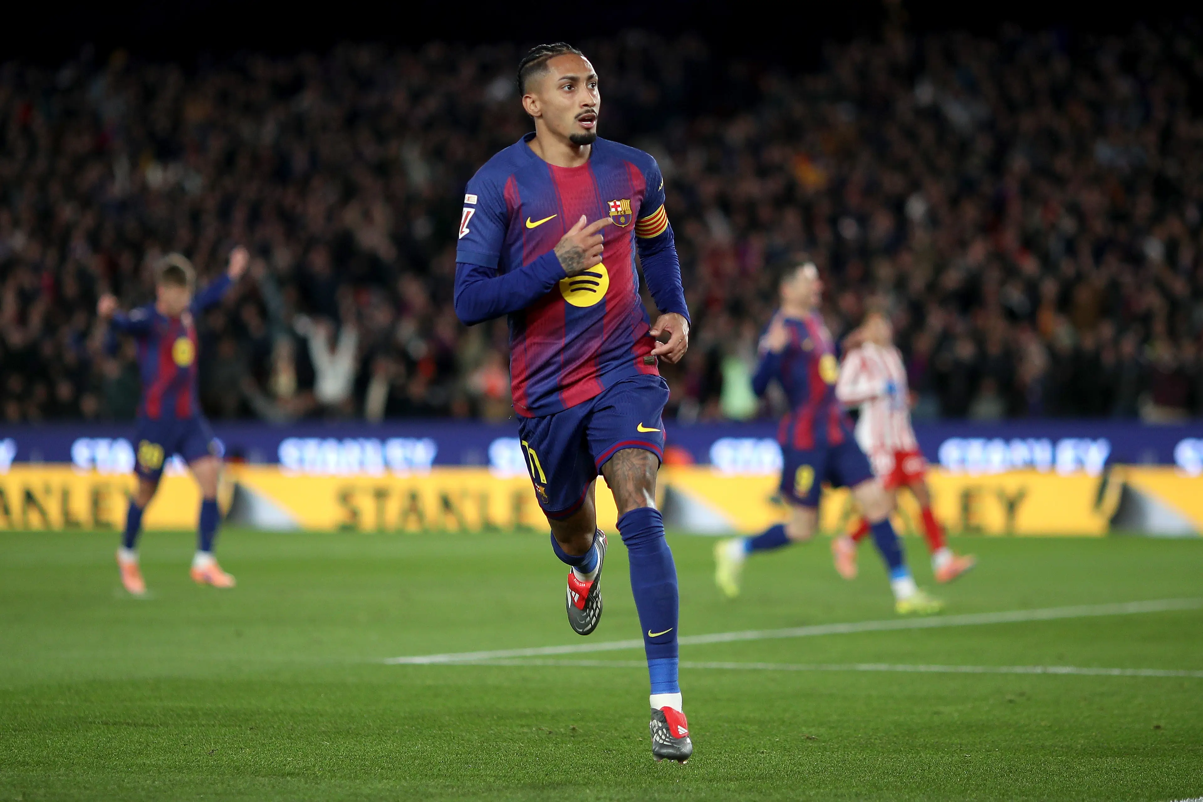 Raphinha scored for Barcelona against Atletico Madrid (Image: Getty)