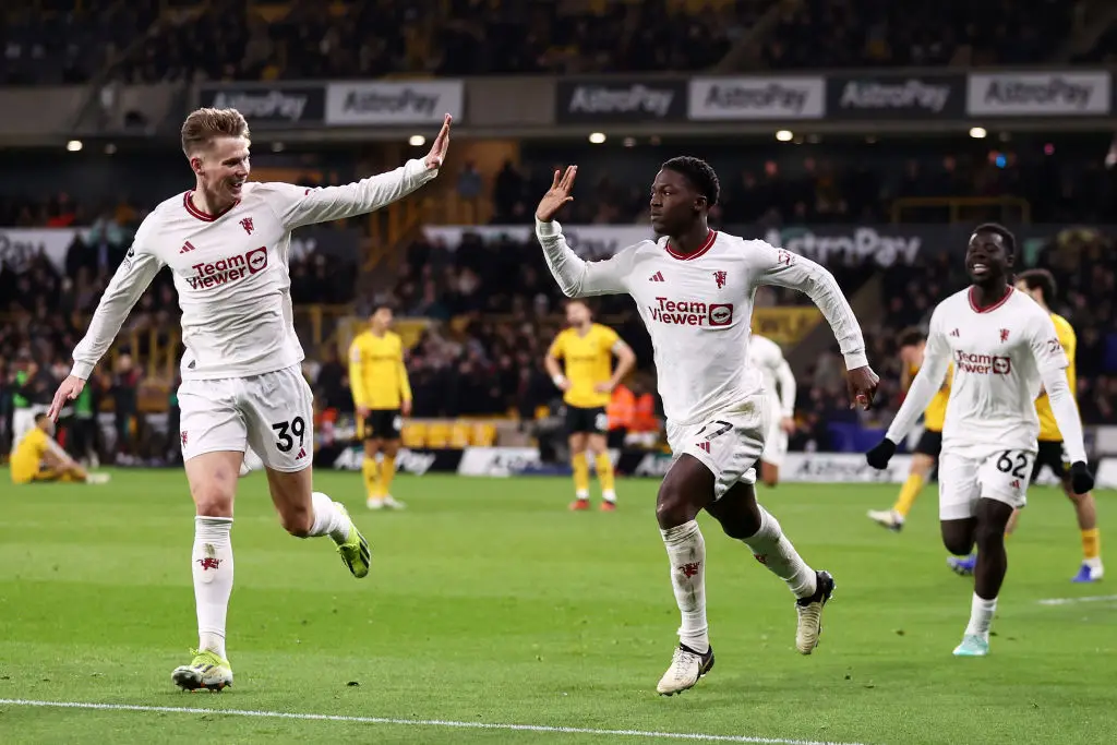 Scott McTominay and Kobbie Mainoo in action for Manchester United (Credit:Getty)