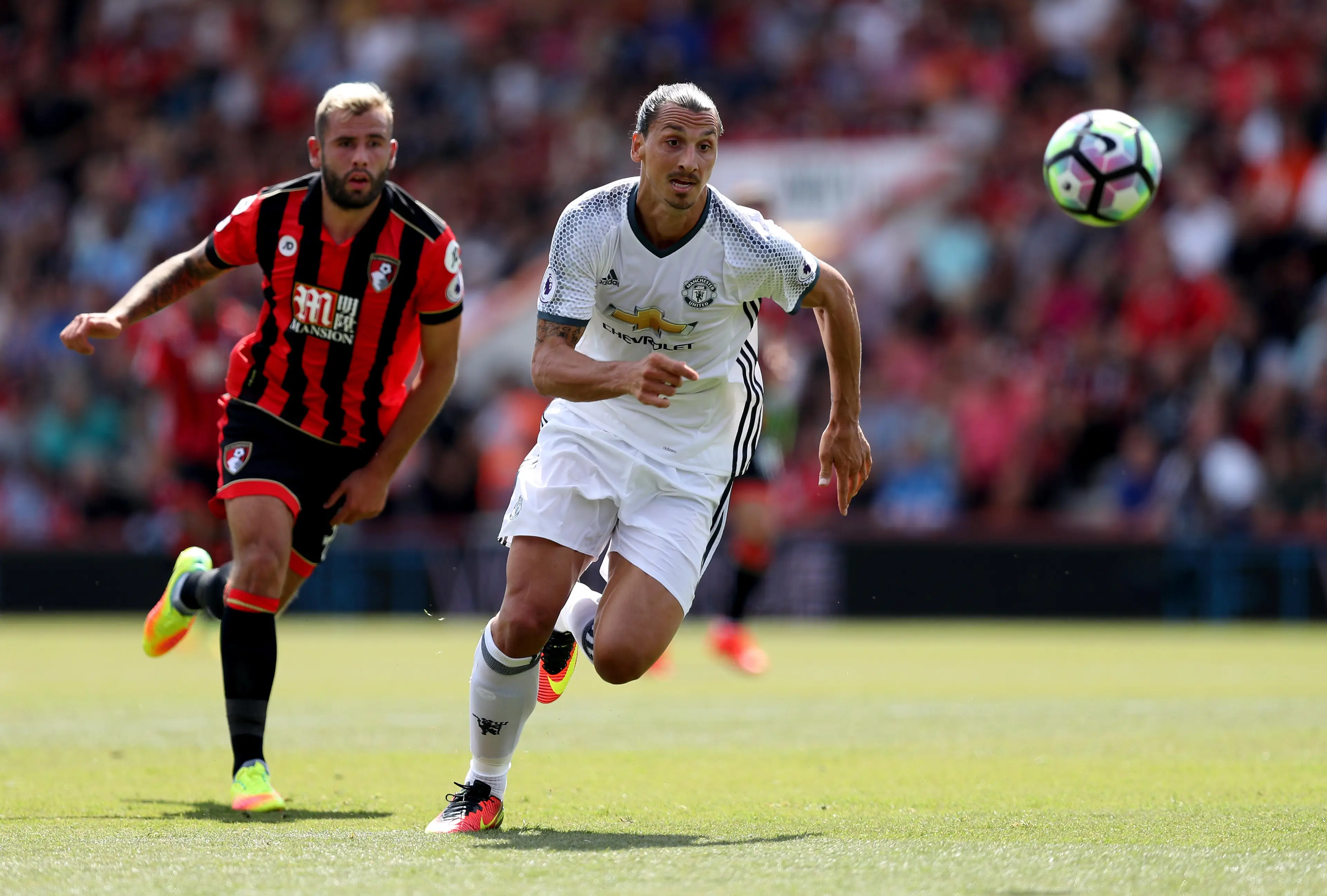Zlatan Ibrahimovic scored 29 goals for Manchester United in his debut season. (Alamy)
